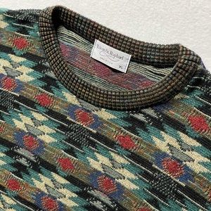 Men’s Vintage Tricots St. Raphael Patterned Sweater